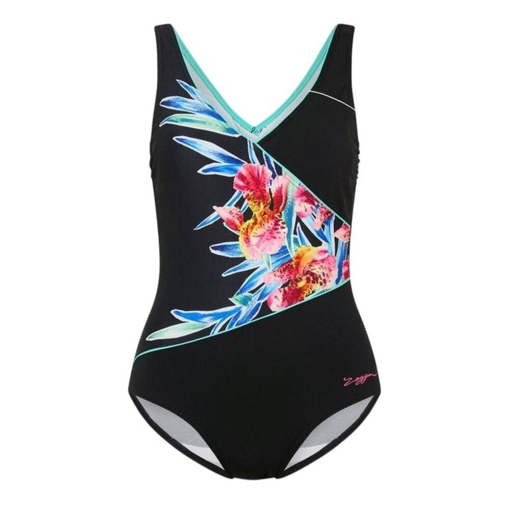Zoggs Womens/Ladies Tropical One Piece Bathing Suit / Tropical